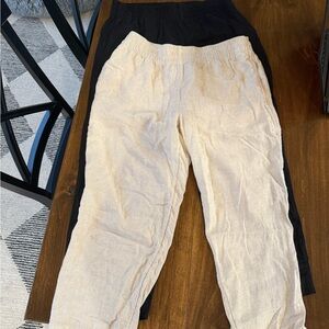 Old Navy Black and Tan Joggers